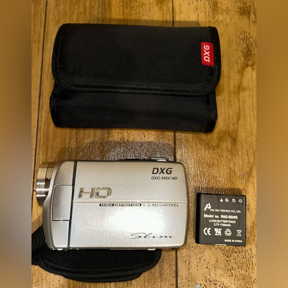 Silver HD Video Camera